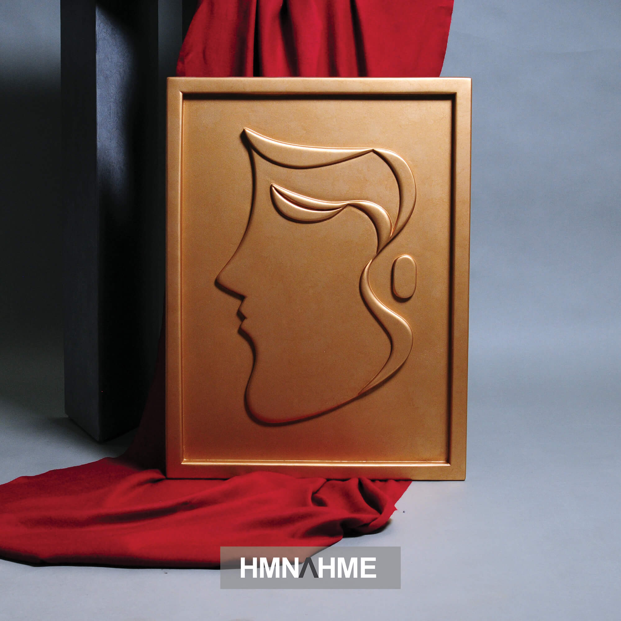 Strong Girl - A Wall Sculpture - Image 2